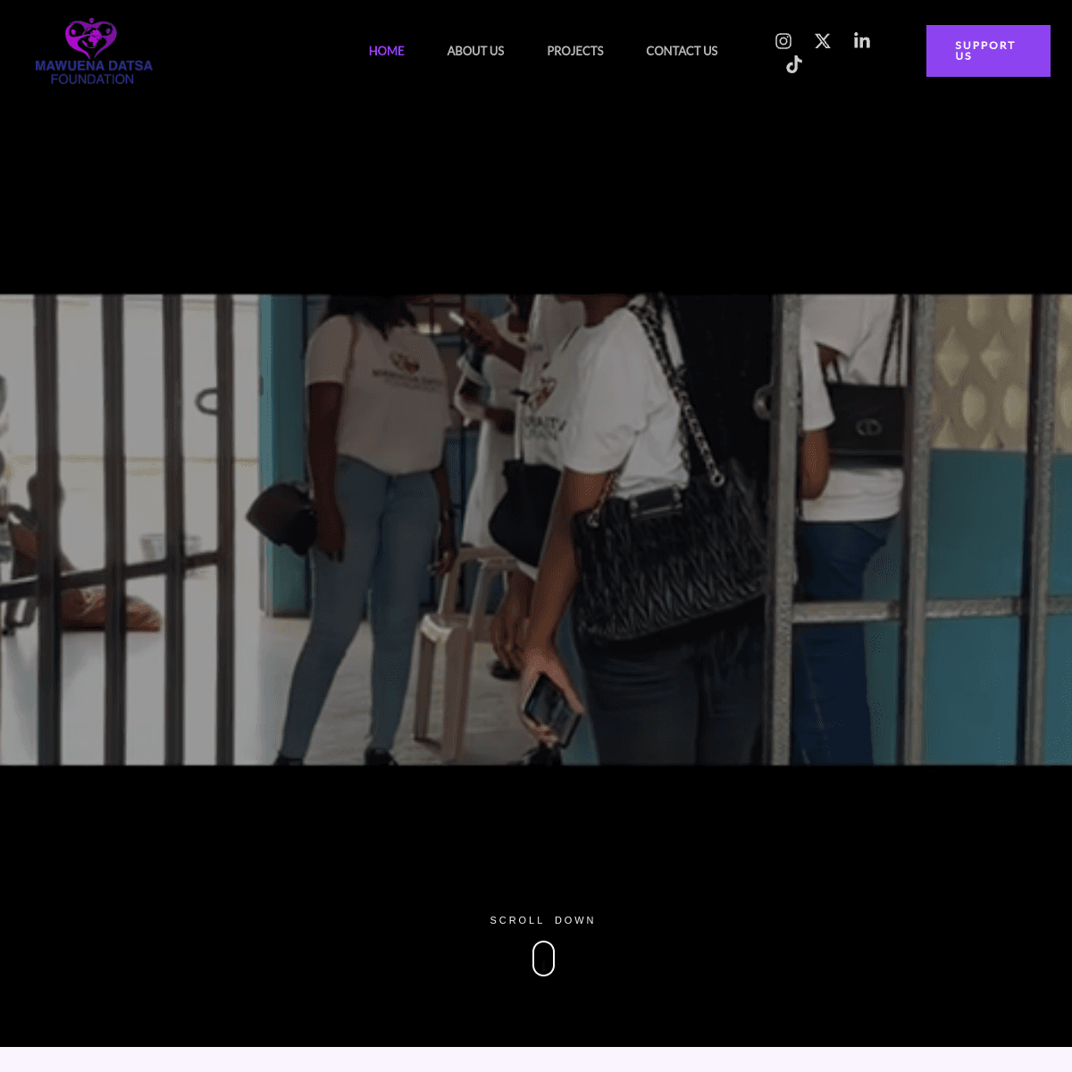 Mawuenadatsa Foundation website preview